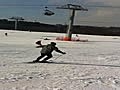 韓国でスキー Konjiam