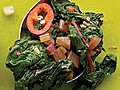 Spicy Chard with Ginger