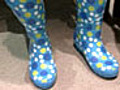 Women’s Rainboots and Umbrellas