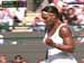 O game final de Serena Williams 2 x 0 Kirilenko pela 3ª rodada do Torneio de Wimbledon