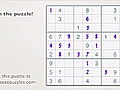 Finishing the Sudoku Puzzle