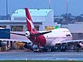 Qantas plane turns back