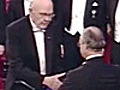 Jack S. Kilby receives his Nobel Prize