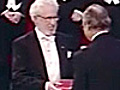 Alan J. Heeger receives his Nobel Prize