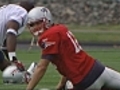 After morning car accident,  Tom Brady is back on practice field