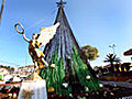 Se incendia árbol de Navidad en la GAM