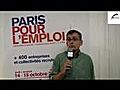 Paris pour l’emploi 2010 - Michel Lefevre - Bloghandicap - La Web TV du Handicap