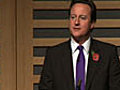 David Cameron sets out his vision for &#039;big society&#039;