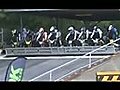 BMX race start fail