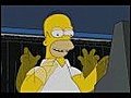 Homer Simpson tries to vote for Obama