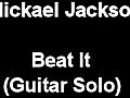 Leçon de guitare Beat It de Mickael jackson