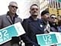 U2 vira nome de rua em Nova York