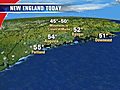 11/11/09: NECN weather forecast,  9am