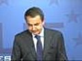 Zapatero cree que España ganará 3-2 a Italia