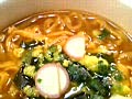 日清とんがらし太麺(辛太うどん)