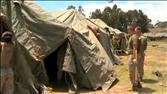 Marines Pitch Tents for Homeless Vets
