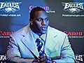 Eagles Introduce Takeo Spikes And Kelly Holcomb