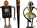 Man creates robots from junk