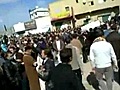 Libyan protesters attend funeral