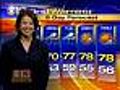 Meteorologist Bernadette Woods' 10 p.m. Forecast