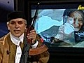 TV-Moderator unterstützt Gaddafi mit Gewehr