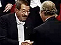 Günter Grass receives his Nobel Prize