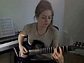 Hot Girl Shreds On Guitar