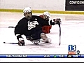 USA Paralympic Sled Hockey Team Trains in Rochester