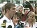 Web Extra: Michael Phelps Supports Chicago 2016
