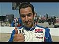 Castroneves has to settle