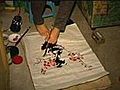 Amazing paralysed Chinese artist