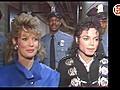 Mary Hart Backstage with Michael Jackson