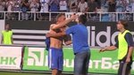 0712 CRISPY - Shevchenko saves pitch invader from the police