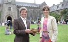 Melvyn Bragg honoured for his work at the Ways With Words festival
