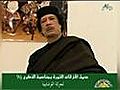 Gadhafi Offers to Talk With Rebels