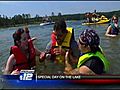 Volunteers help people with disabilities enjoy Clarks Hill Lake