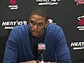 Chris Bosh discusses overcoming an off night