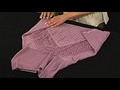 How to fold a fringed garment