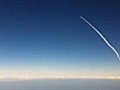 See shuttle launch from above