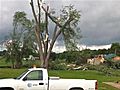 From The Field: Bedford Tornado Damage