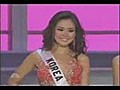 Miss Universe 2007 - Miss USA Rachel Smith Falls down