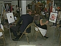 Wills and Kate paint in LA