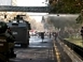 Water cannons quell Chile protest