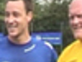 Watch England  Star John Terry Put Sun Man Terry Land Through His Paces.