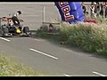 Fan hit by F1 car