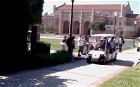 University student run over by Real Madrid team on golf buggy