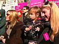 Planned Parenthood Supporters Rally In Lower Manhattan