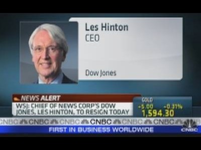 Les Hinton Resigns Dow Jones