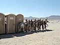 Soldiers Secure Port-O-Potty