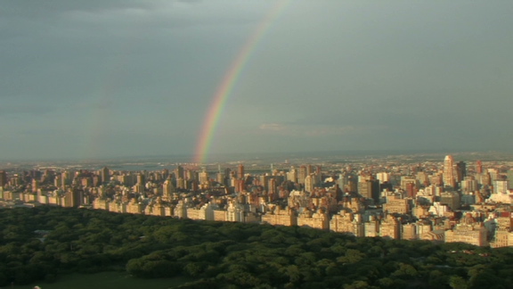 Double rainbow in Central Park